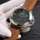 Copy Panerai Luminor FLYBACK SS Brown Leather Bnad Watch PAM524 (6)_th.jpg